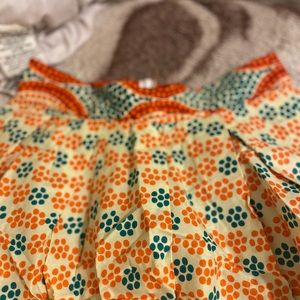 African fabric high waist skirt